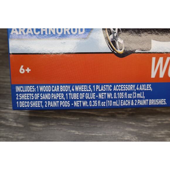 NEW Hot Wheels Wood Racers Arachnorod car Build your own racer - Picture 10 of 15